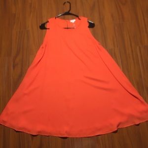 Accura mandarin red dress. (OBO)